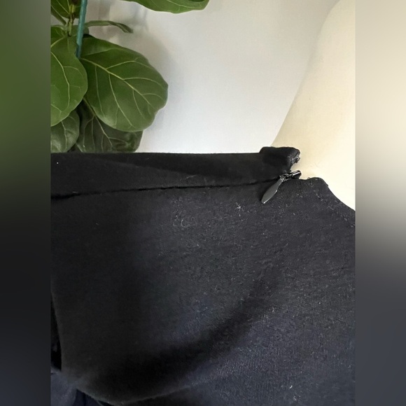 Toteme Twisted Jersey Midi Dress Elegant Black Dress Sz S 690$ - Picture 11 of 13